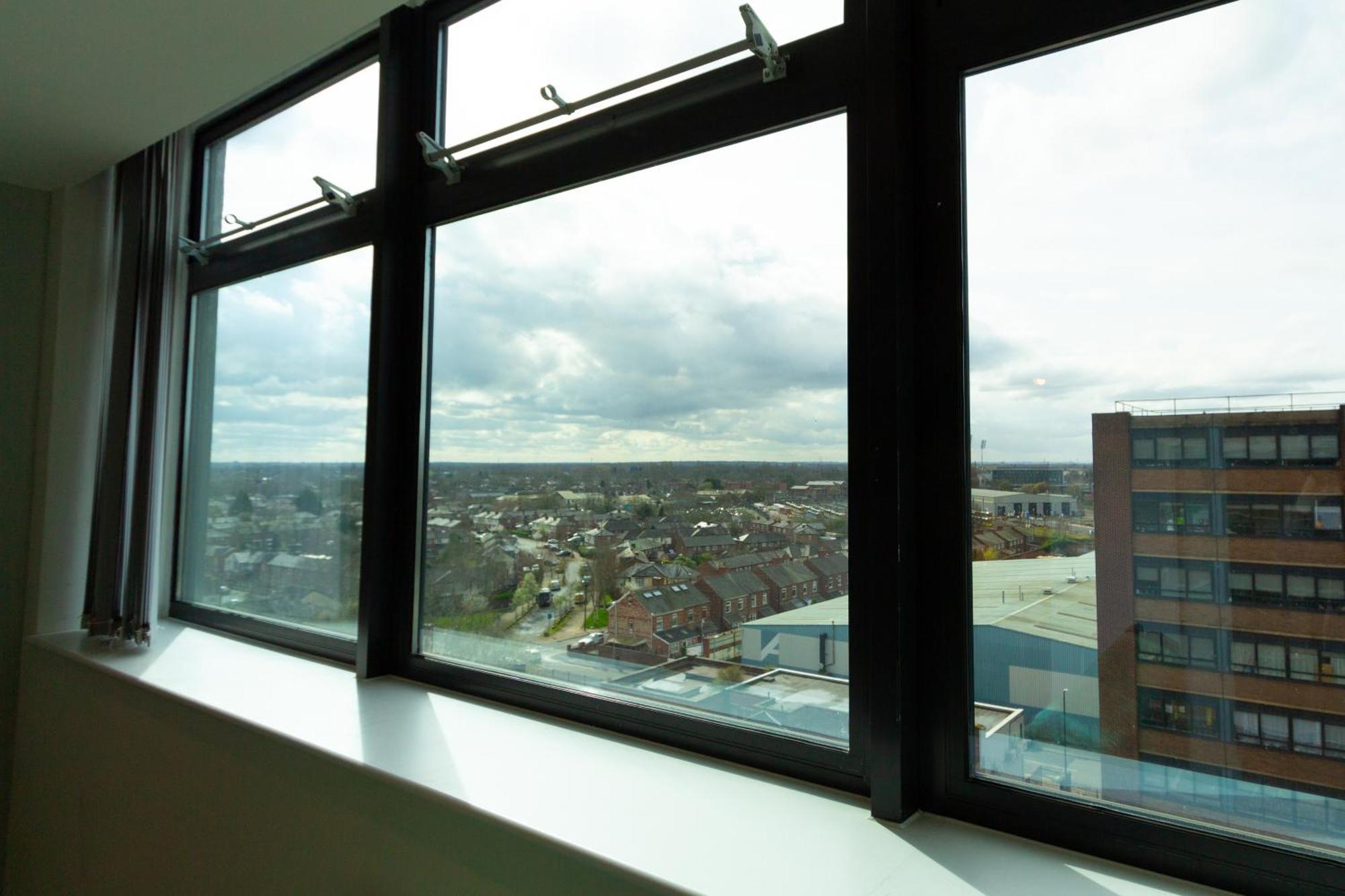 Dashing 1Br Penthouse Near Mcr Stadiums Manchester Extérieur photo
